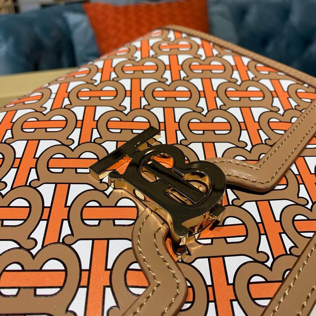 Burberry Medium Monogram Lambskin TB Bag 80147891