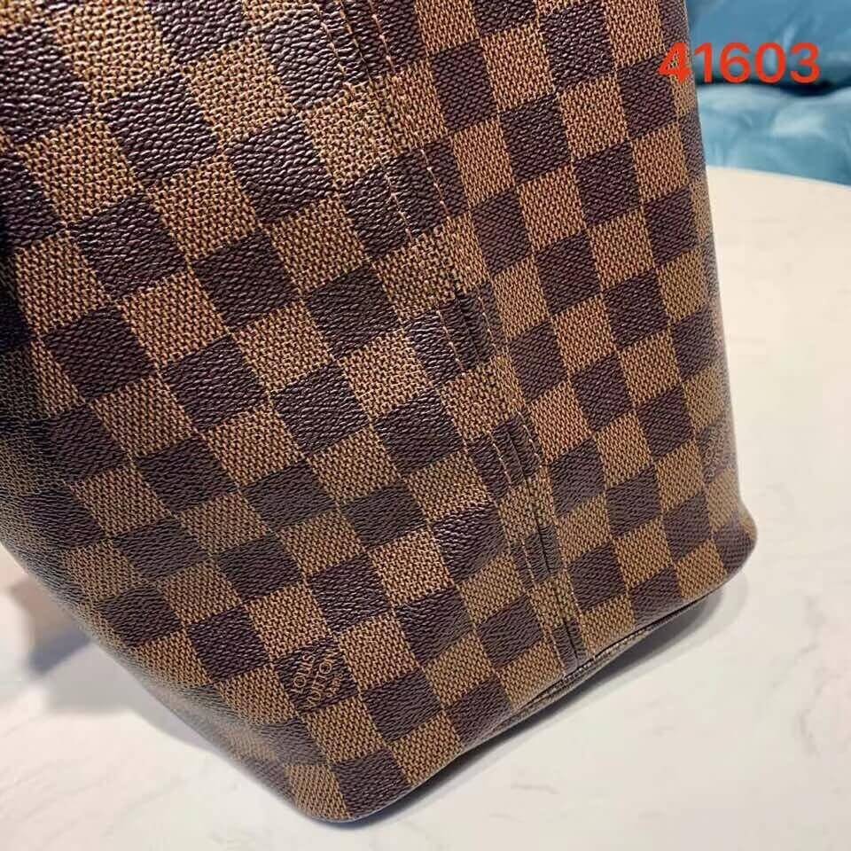 Louis Vuitton Damier Ebene Canvas Neverfull MM N41603 Pink
