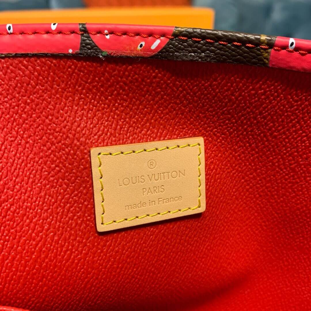 Louis Vuitton Monogram Cherry Sac Plat Tote Bag M51140