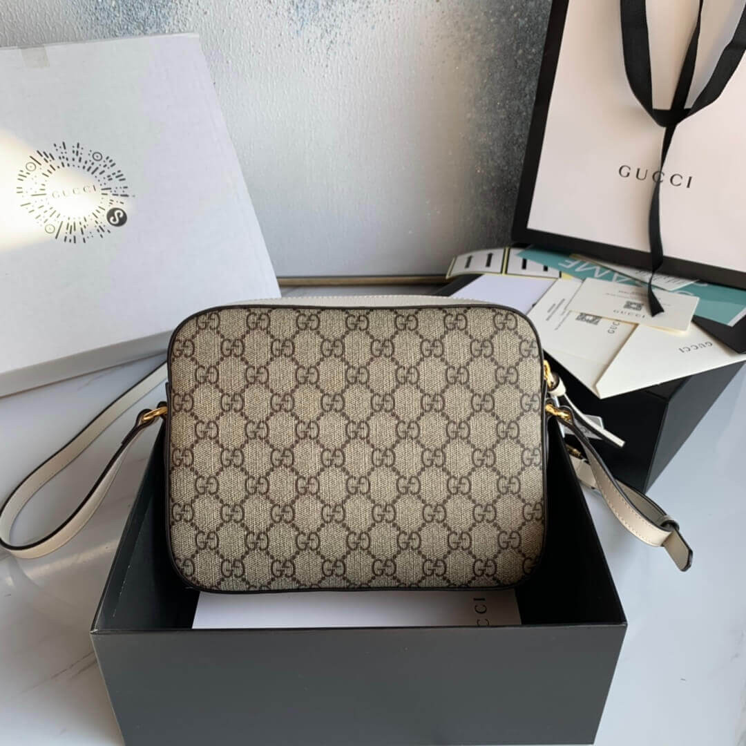 Gucci Horsebit 1955 Small Shoulder Bag in Canvs 645454