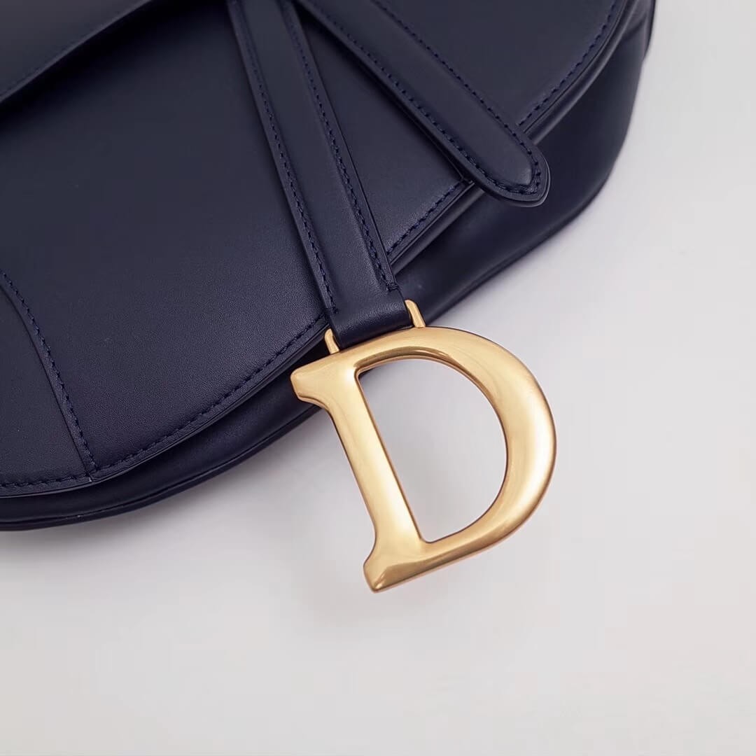 Christian Dior Smooth Calfskin Saddle Bag M0446
