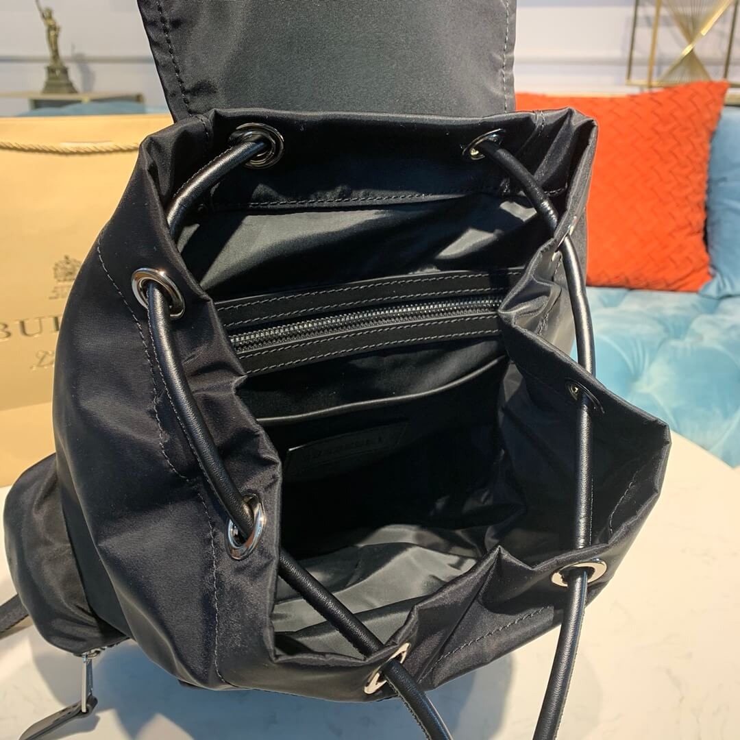 Burberry The Medium Rucksack in Logo Print Nylon 80116171