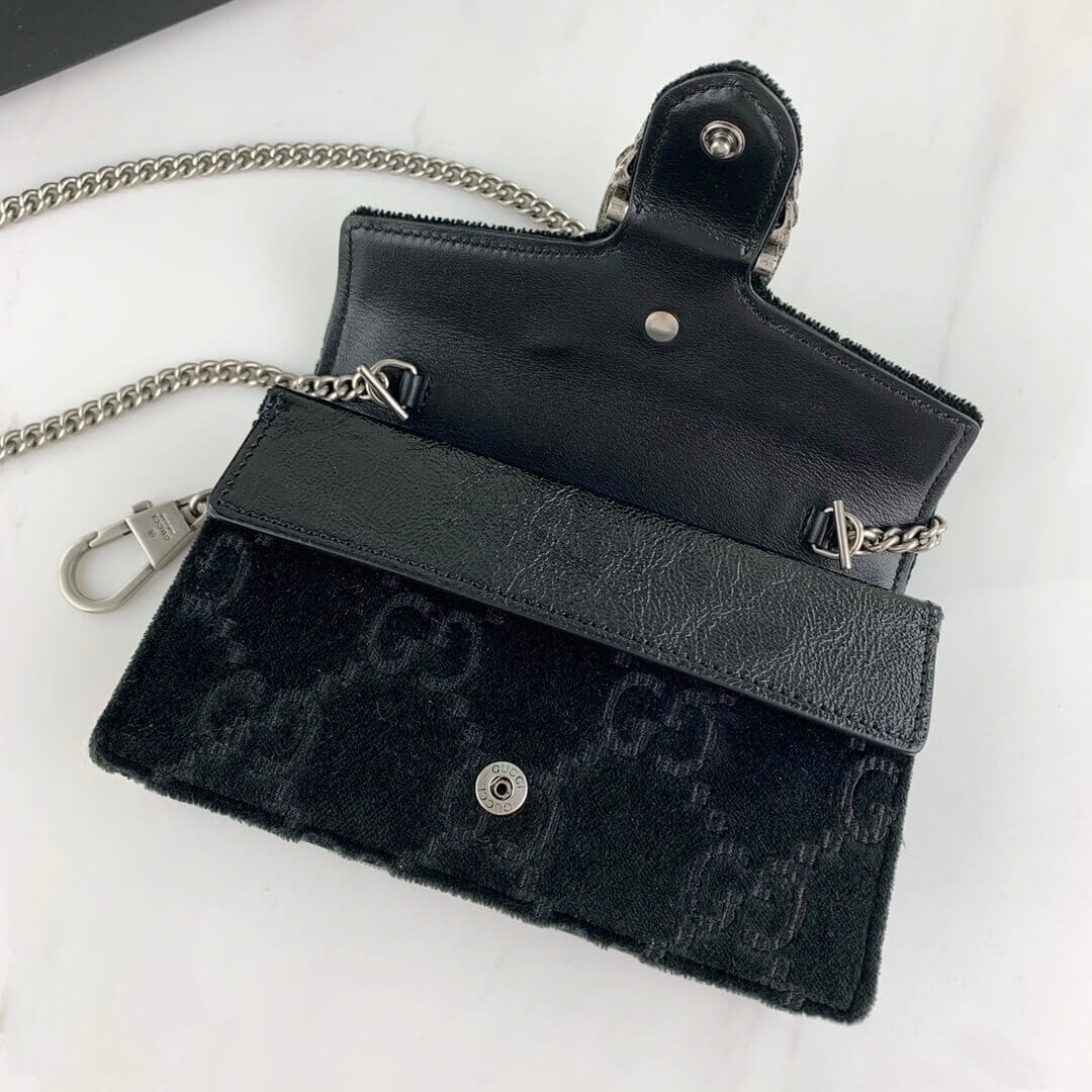 Gucci Dionysus GG Velvet Super Mini Bag 476432