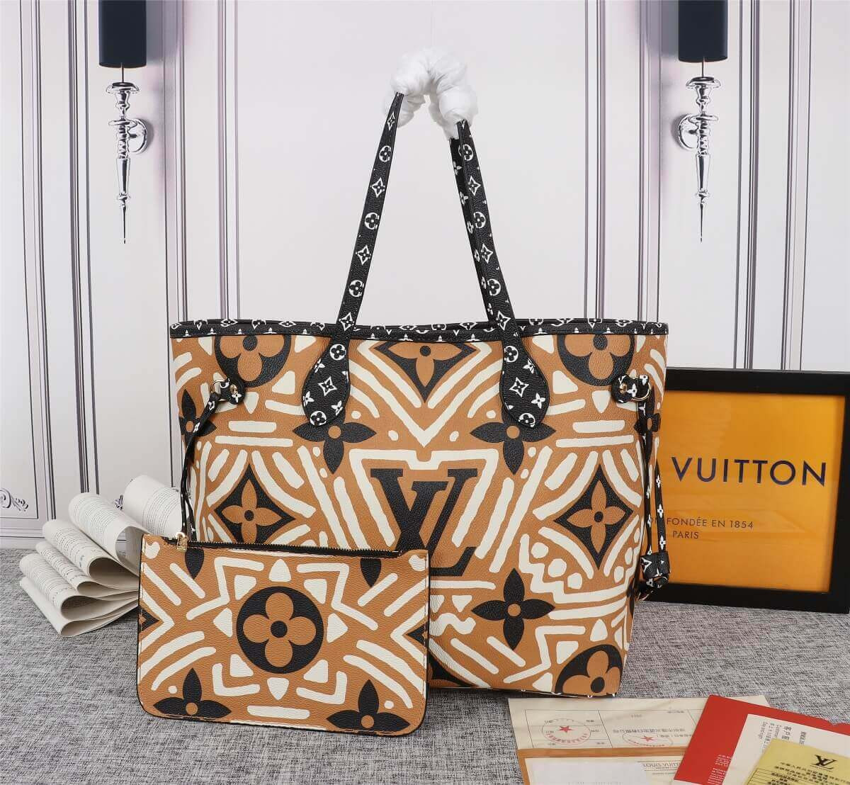 Louis Vuitton LV Crafty Neverfull MM M56583 M56584