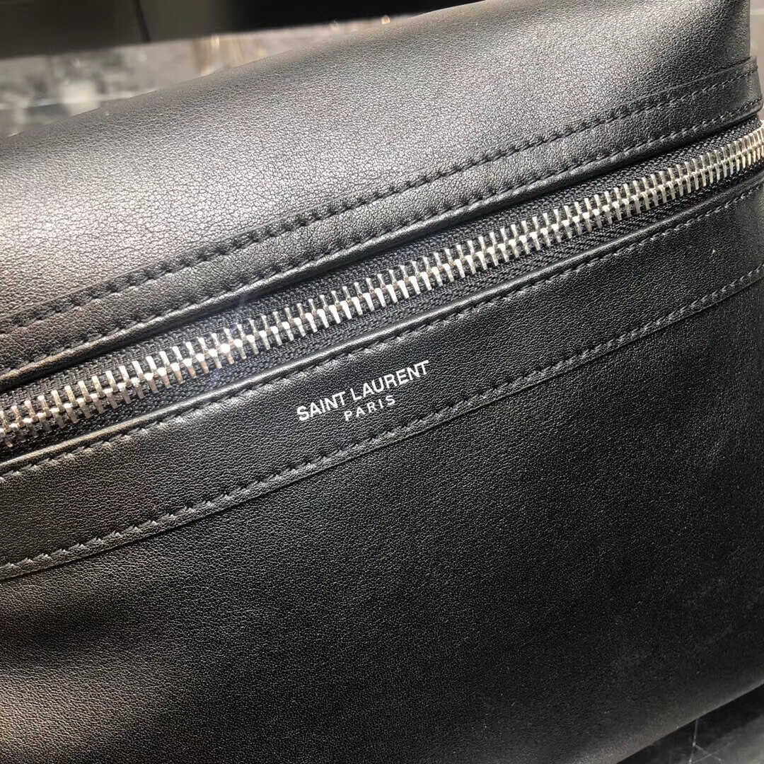 Saint Laurent YSL City Camera Bag In Matte Leather 634717