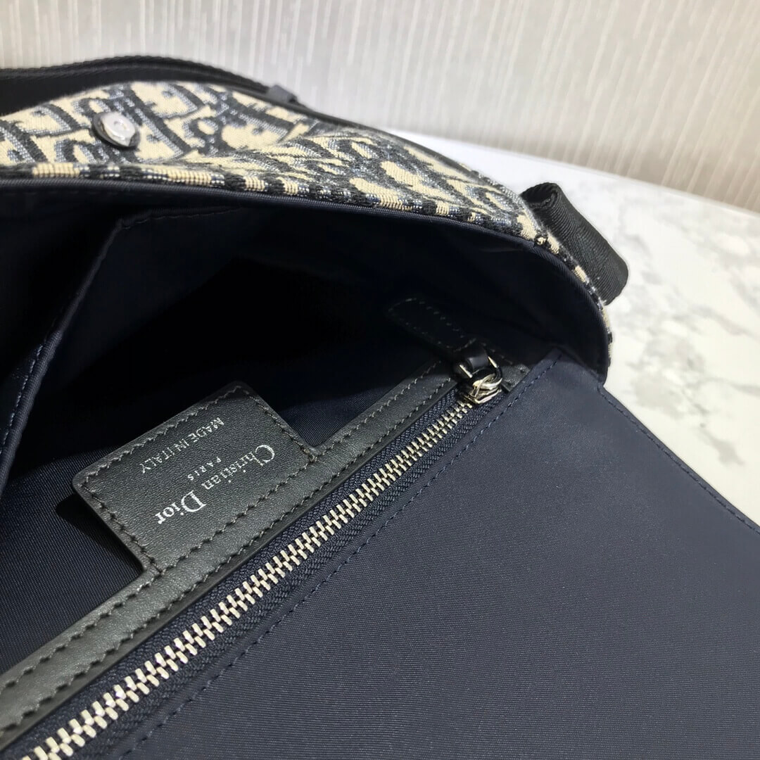 Christian Dior Oblique Canvas and Calfskin M9994