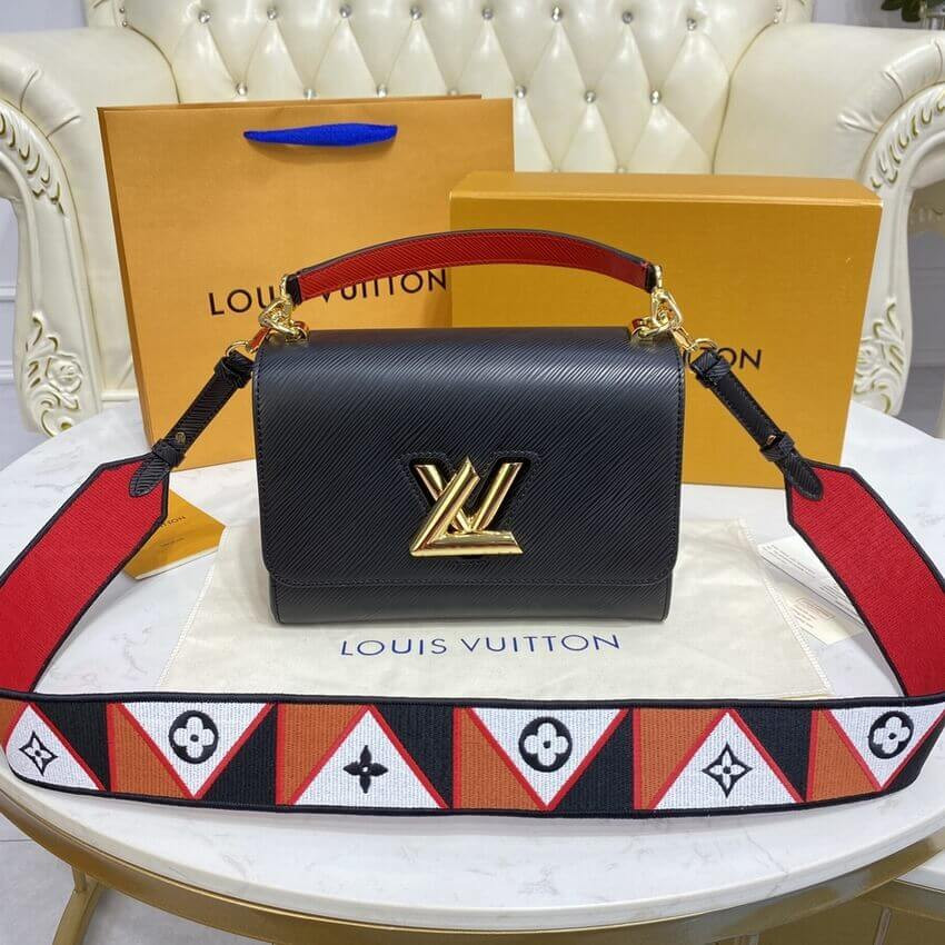 Louis Vuitton Epi Leather Twist MM M59027 Black