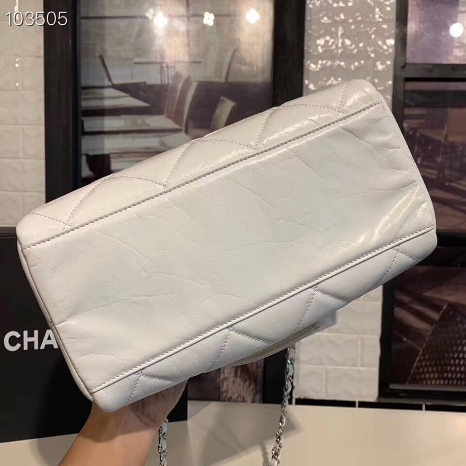 Chanel Small Bowling Bag in Calfskin AS1321