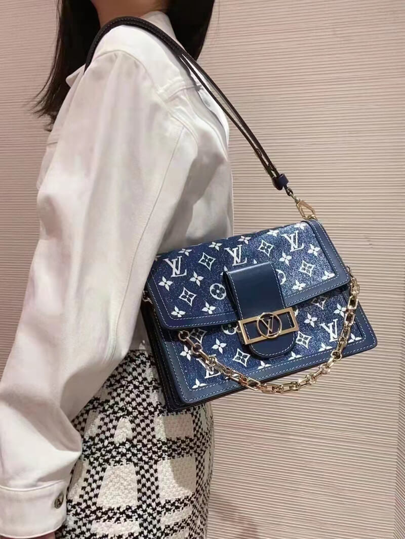 Louis Vuitton Monogram Denim Dauphine MM M59631