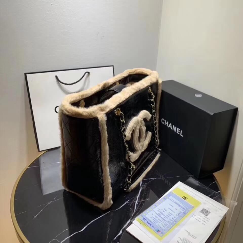Chanel Sheepskin Shopping Bag AS1167