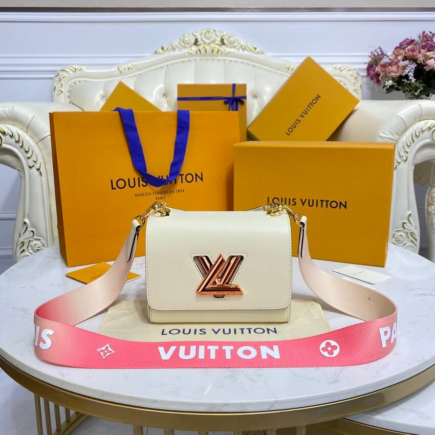 Louis Vuitton Epi Leather Twist PM M59687 White