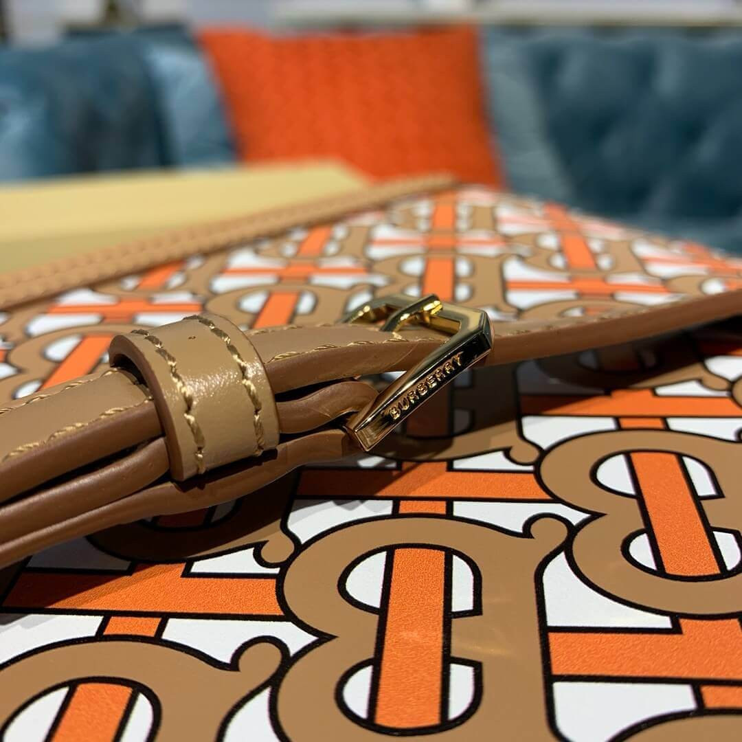 Burberry Medium Monogram Lambskin TB Bag 80147891