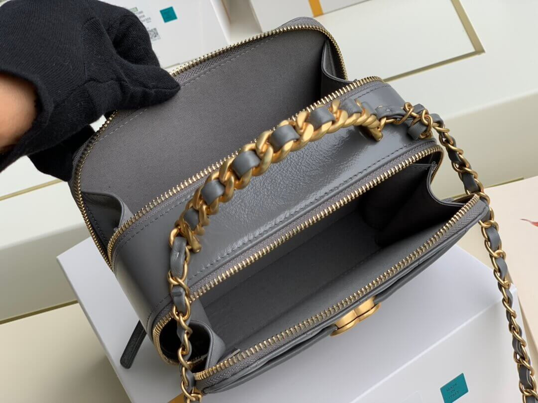 Chanel Lambskin Vanity Case AS2179