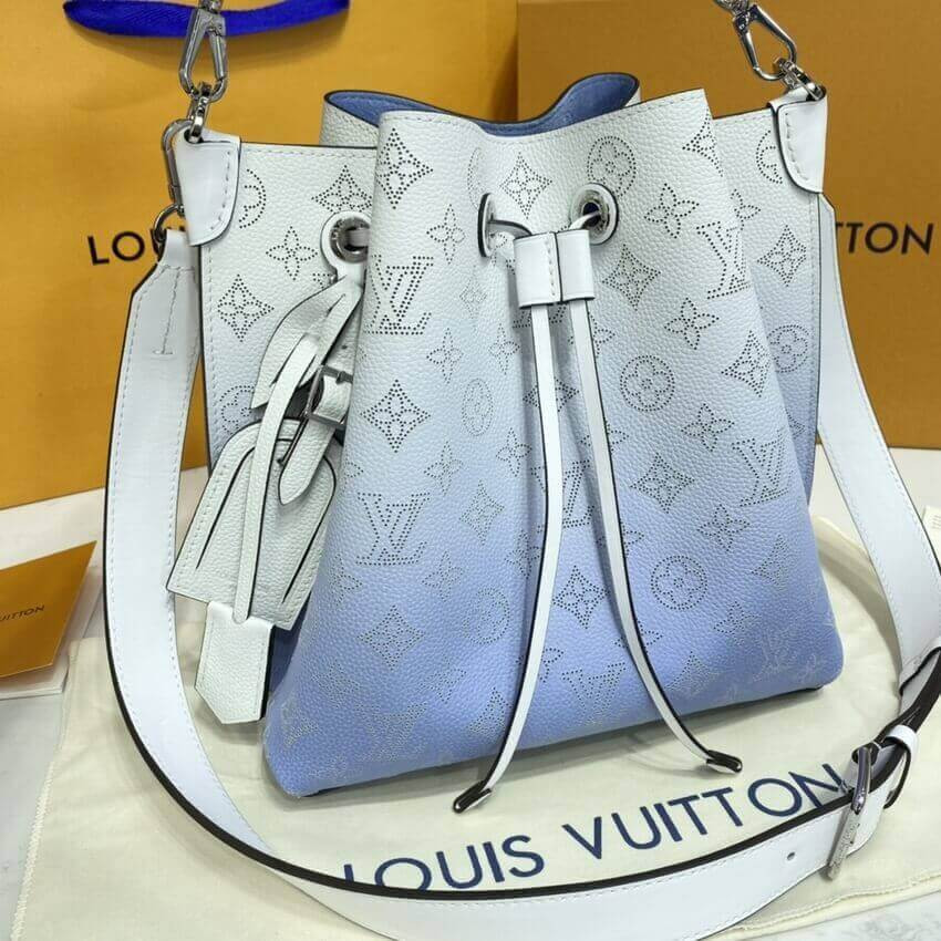 Louis Vuitton Muria Bag Gradient Blue Mahina Leather M57853