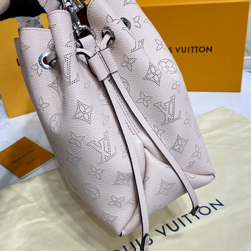 Louis Vuitton Mahina Calf Leather Bella Tote M59203 Cream
