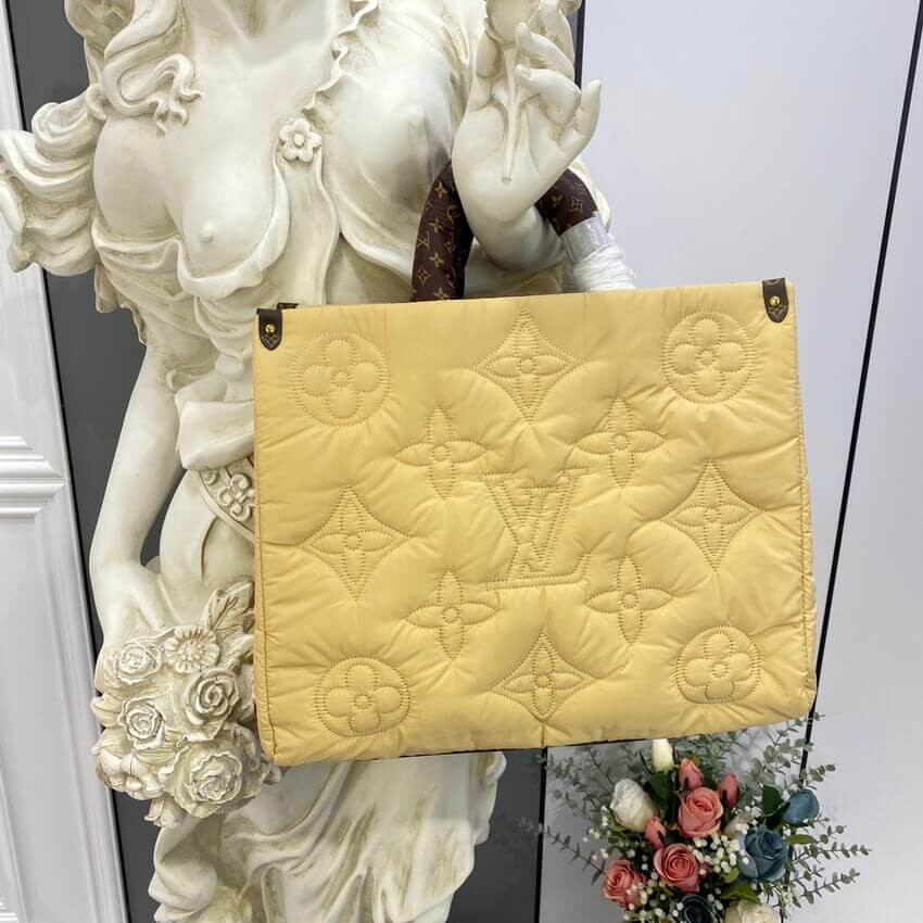 Louis Vuitton Econyl Onthego GM M59007 Beige