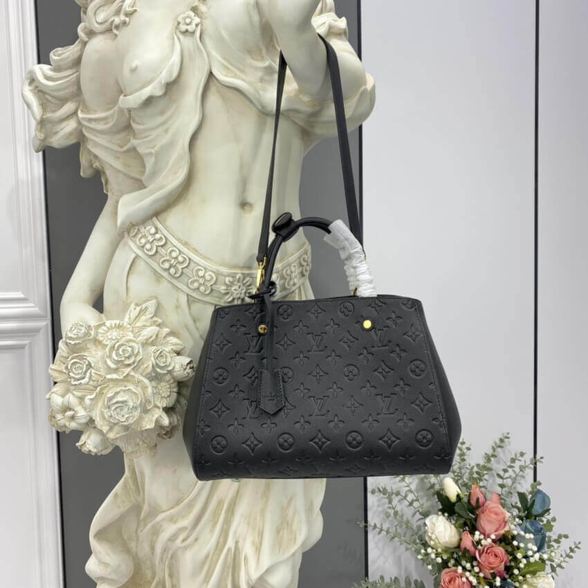 Louis Vuitton Monogram Empreinte Leather Montaigne MM M41048