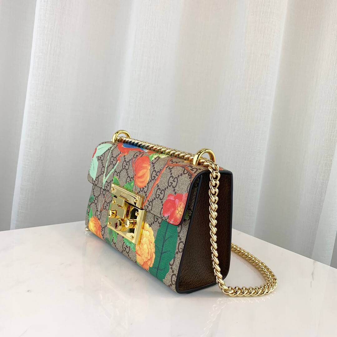 Gucci Padlock Small Gucci Tian Shoulder Bag 409487