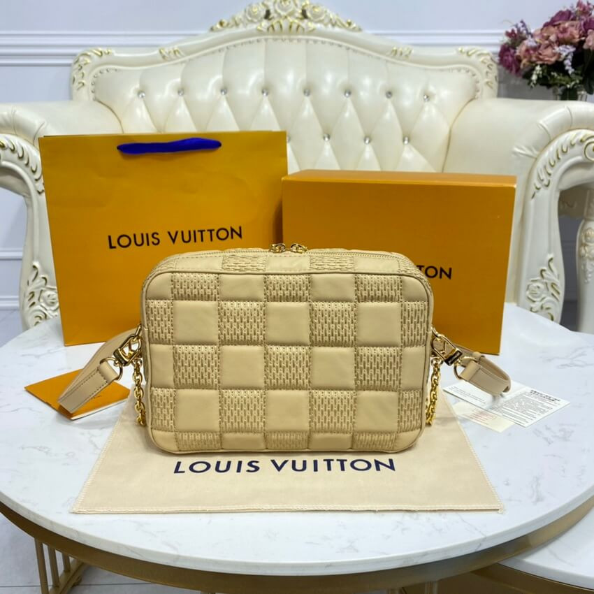 Louis Vuitton Damier Quilt Lambskin Troca MM M59111 M59114