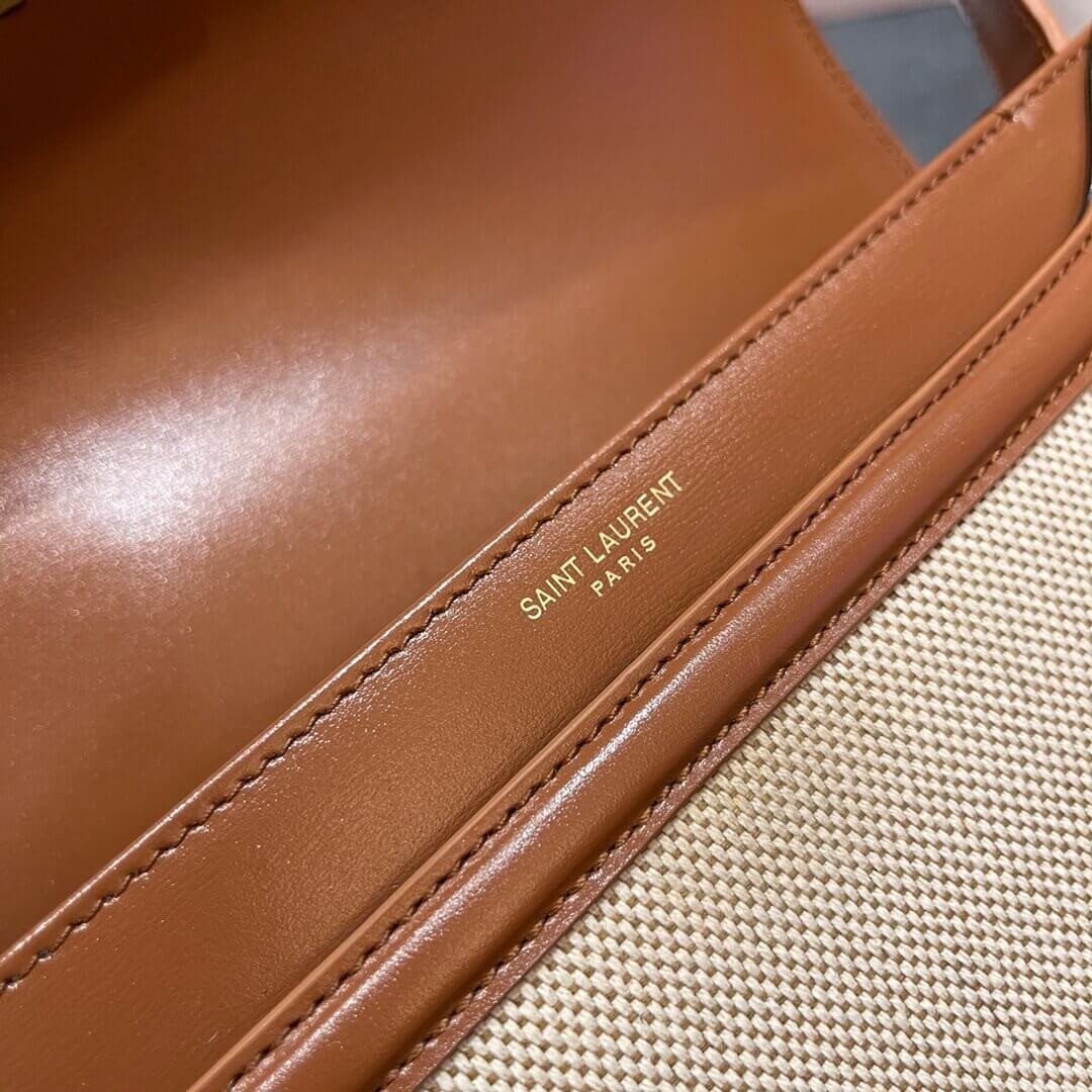 Saint Laurent YSL Solferino Medium Canvas Crossbody Bag 634305