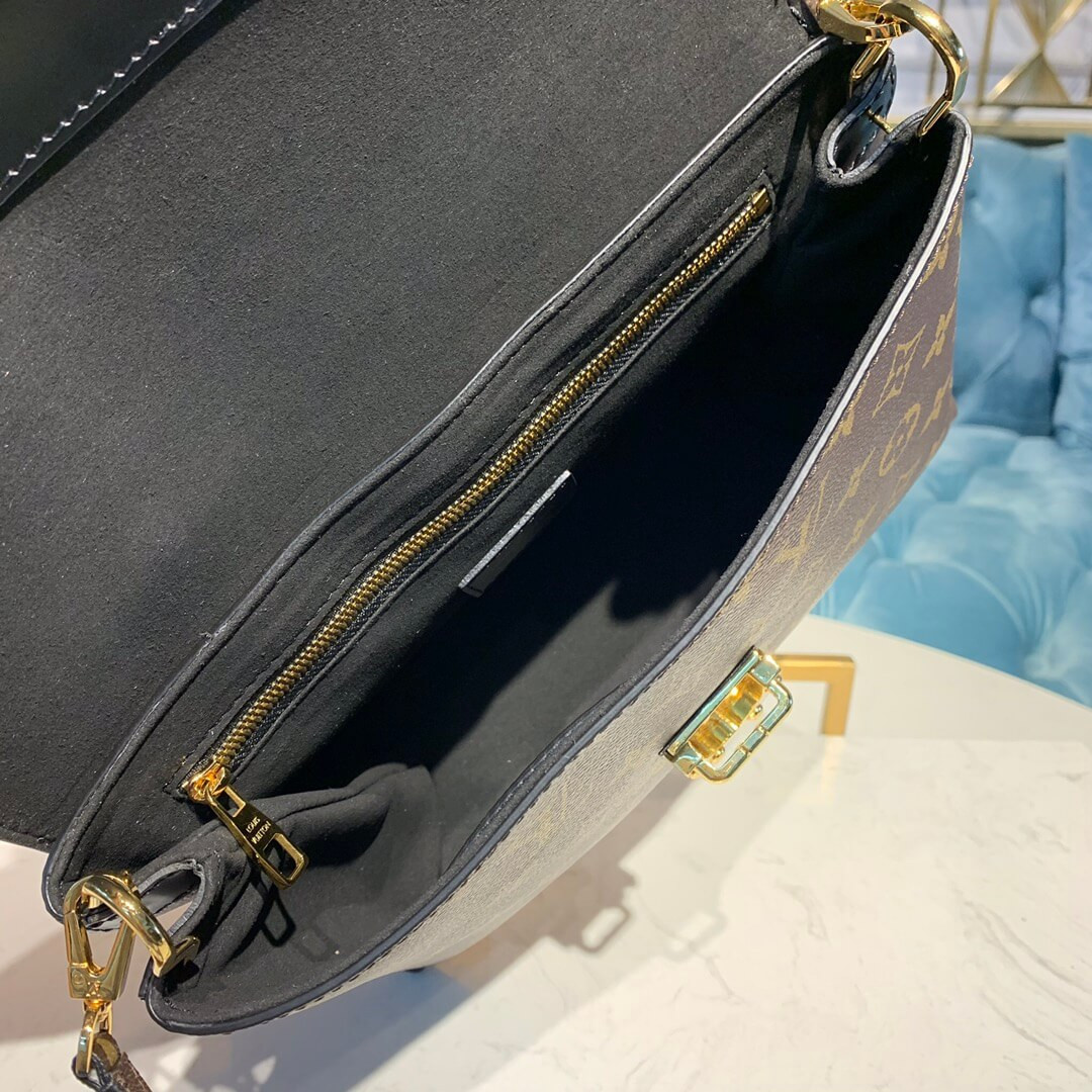 Louis Vuitton Monogram Canvas One Handle Flap Bag MM M43125