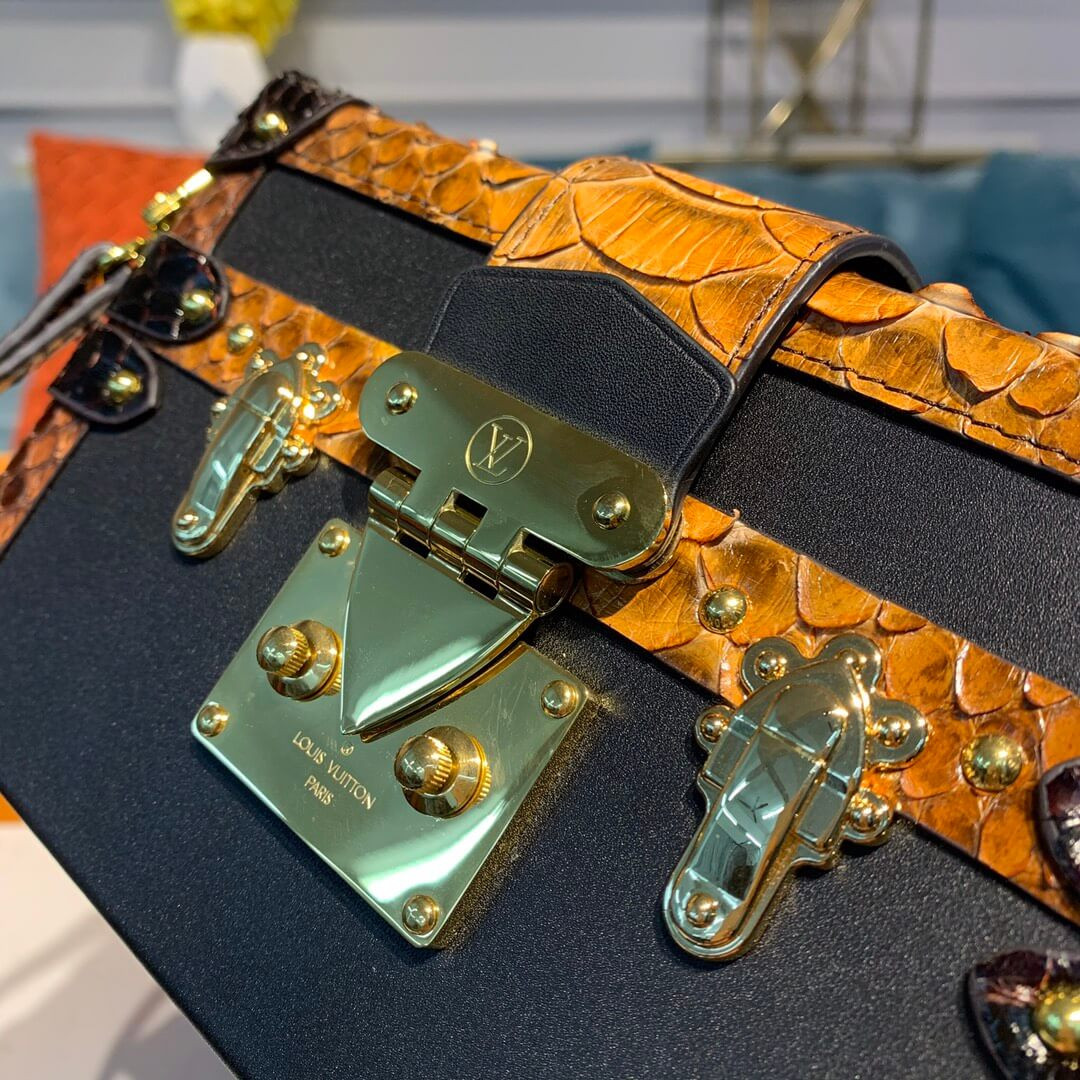 Louis Vuitton Python Leather Petite Malle N94723