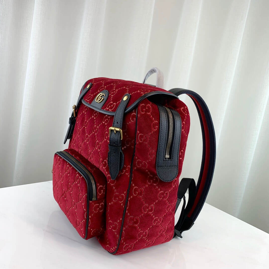 Gucci Small GG Velvet Backpack 574942