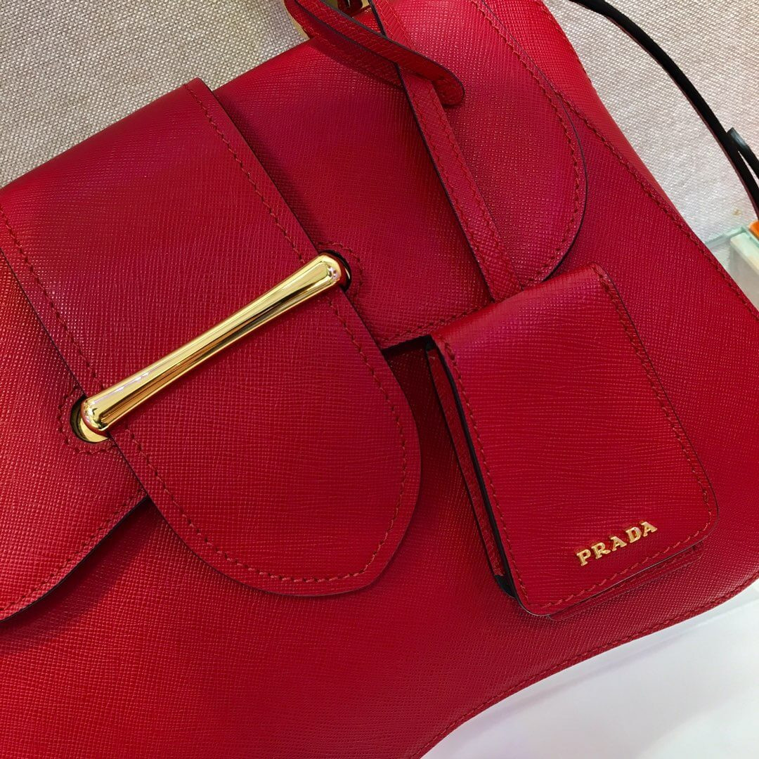 Prada Saffiano Leather Medium Sidonie Bag 1BN005