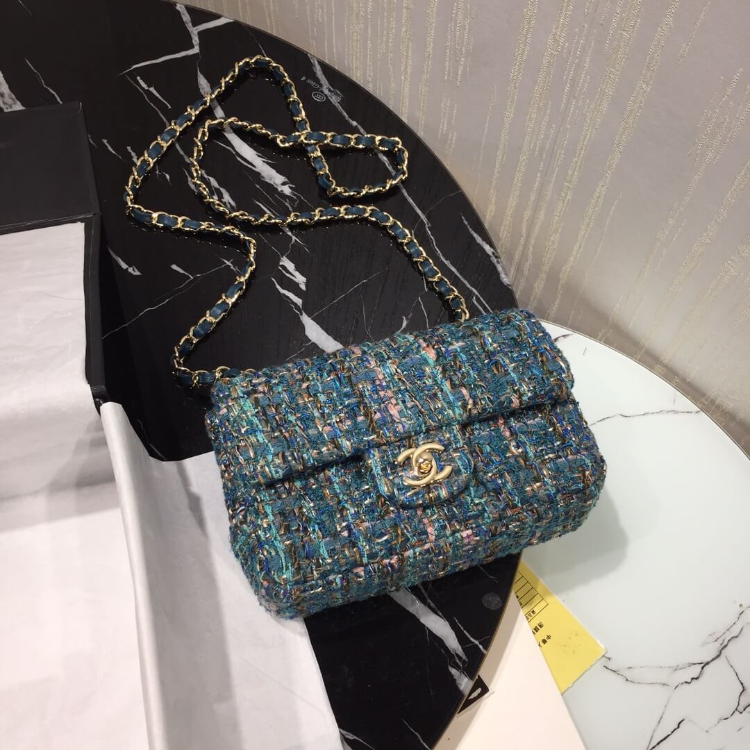 Chanel Tweed Mini Flap Bag A69900