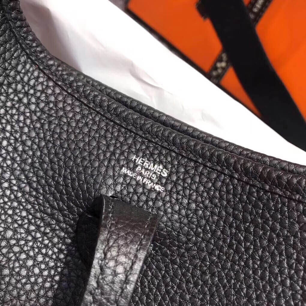 Hermes Mini Evelyne Bag in Togo Leather 17cm