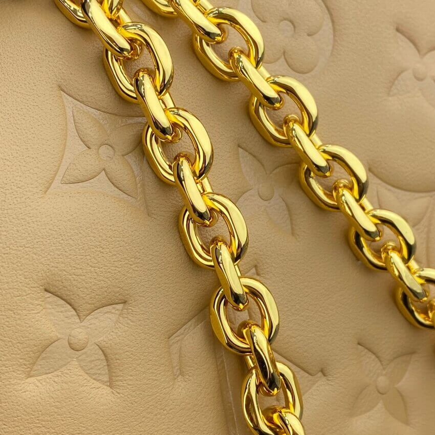 Louis Vuitton Pochette Coussin M80818 Camel Brown