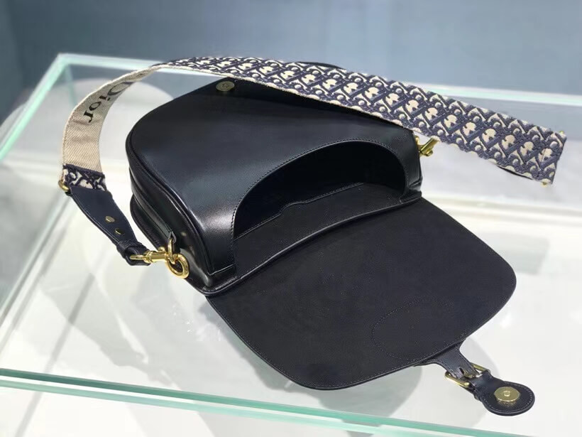 Dior Large Bobby Bag in Box Calfskin M9320