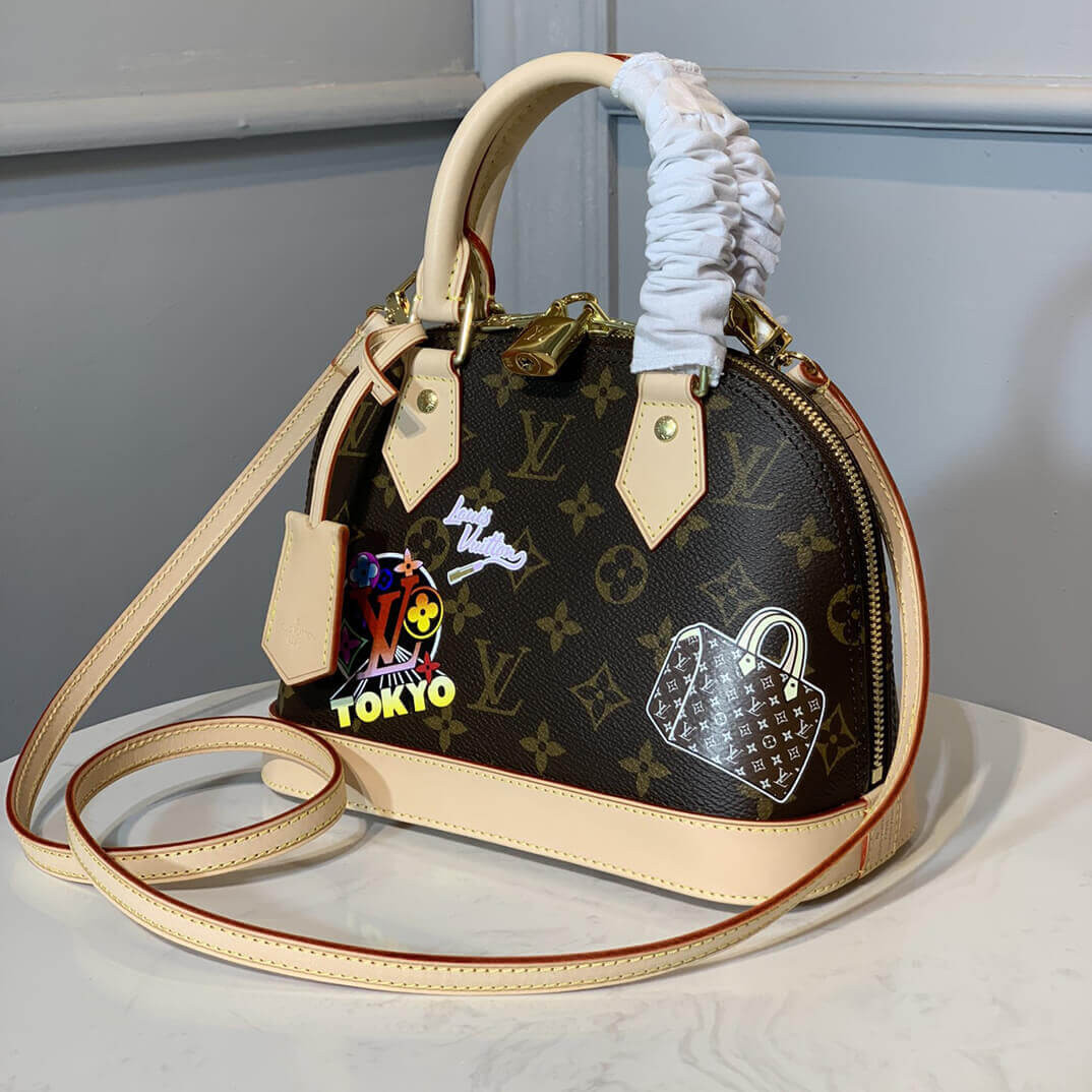 Louis Vuitton Alma BB with Stickers M53152