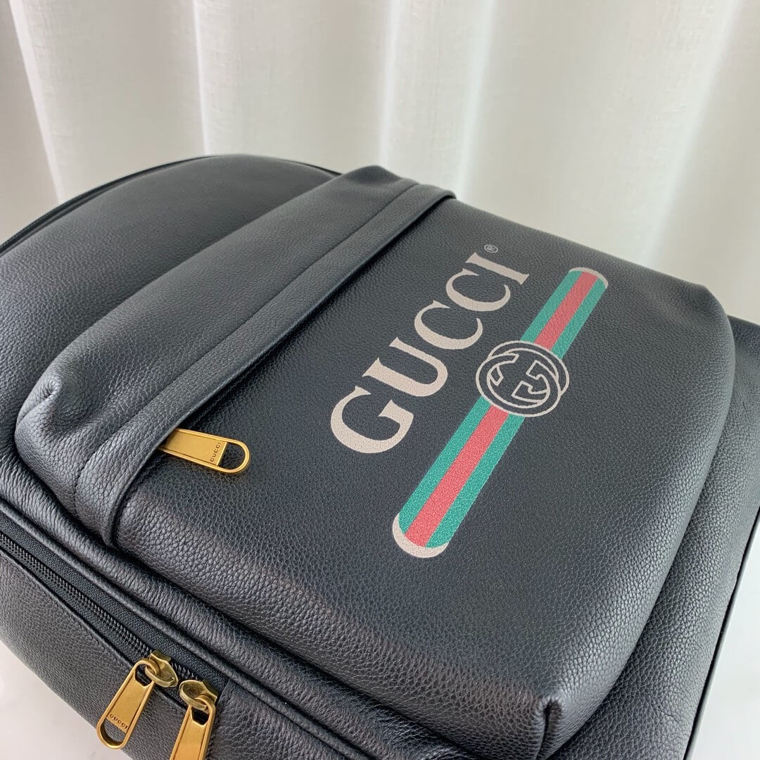 Gucci Print Leather Backpack 547834