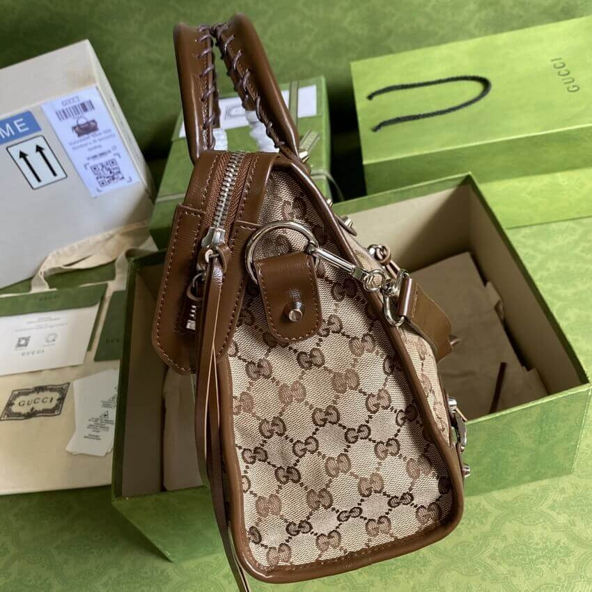 Gucci x Balenciaga GG Canvas City Bag 38cm 658597
