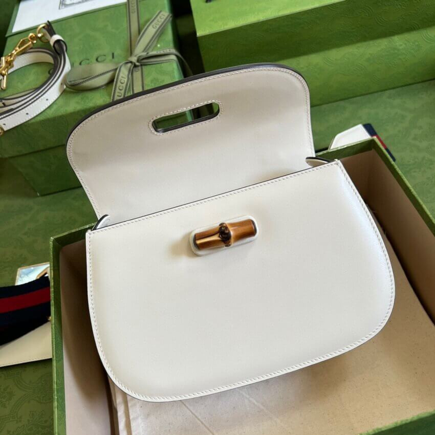 Gucci Small Top Handle Bag with Bamboo 675797