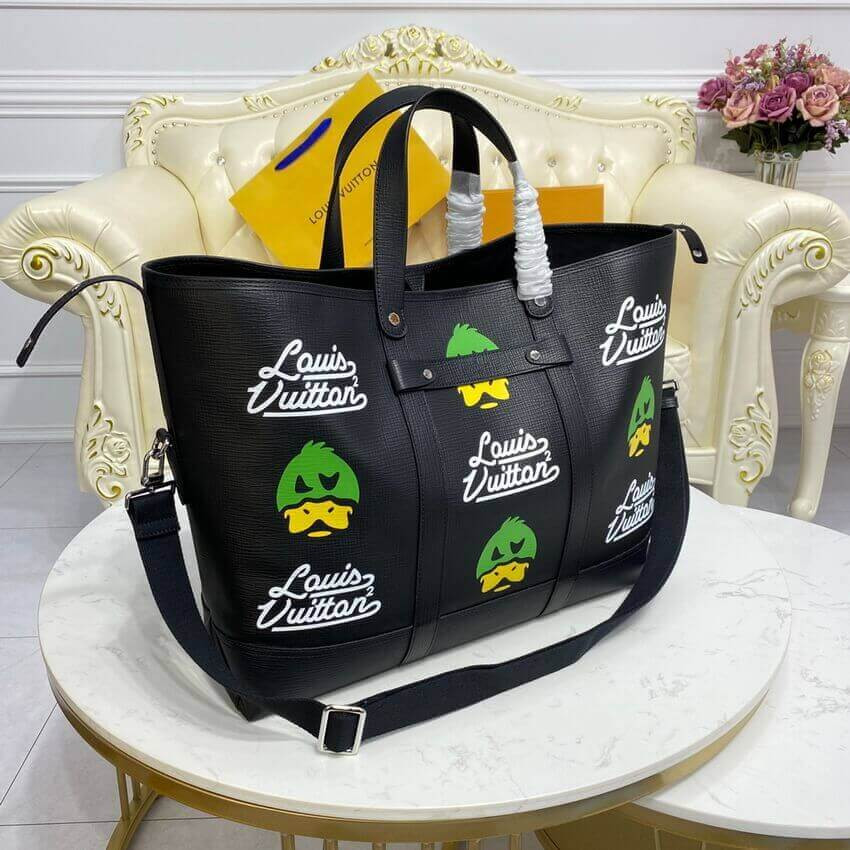 Louis Vuitton x Nigo Tote Journey M59373 Black