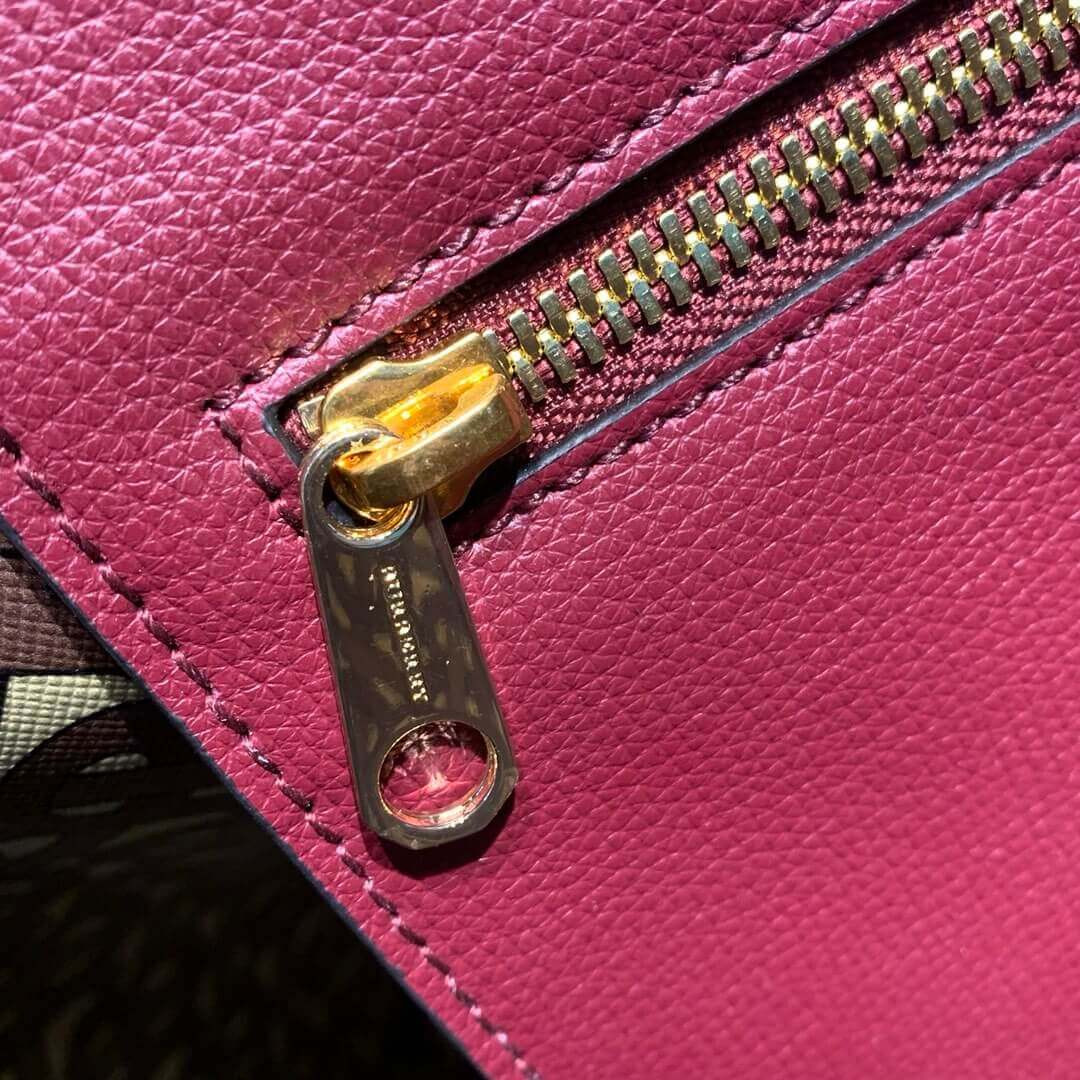 Burberry Embossed Monogram Motif Leather Tote 80196281