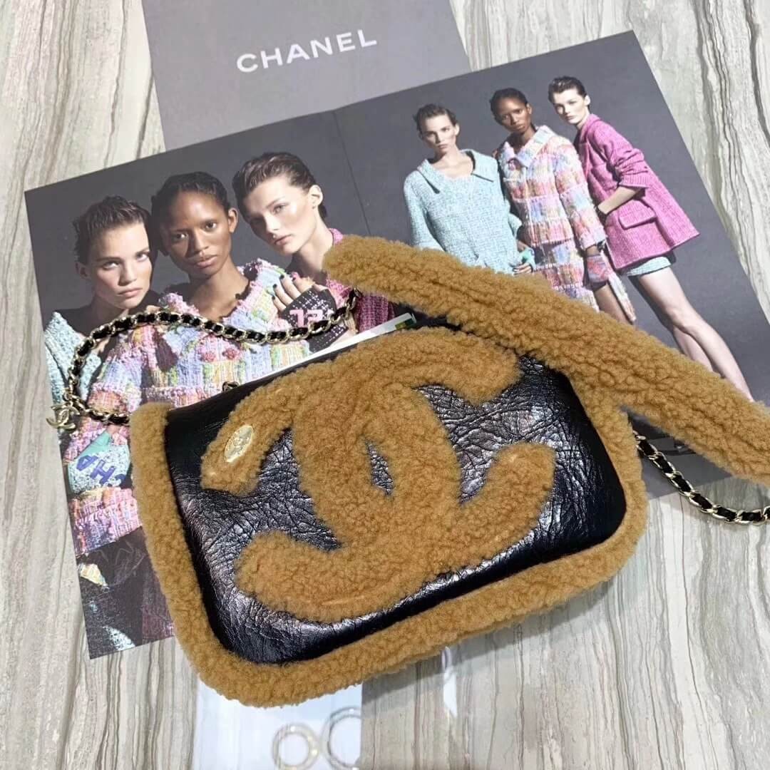 Chanel Sheepskin CC Flap Bag AS0321