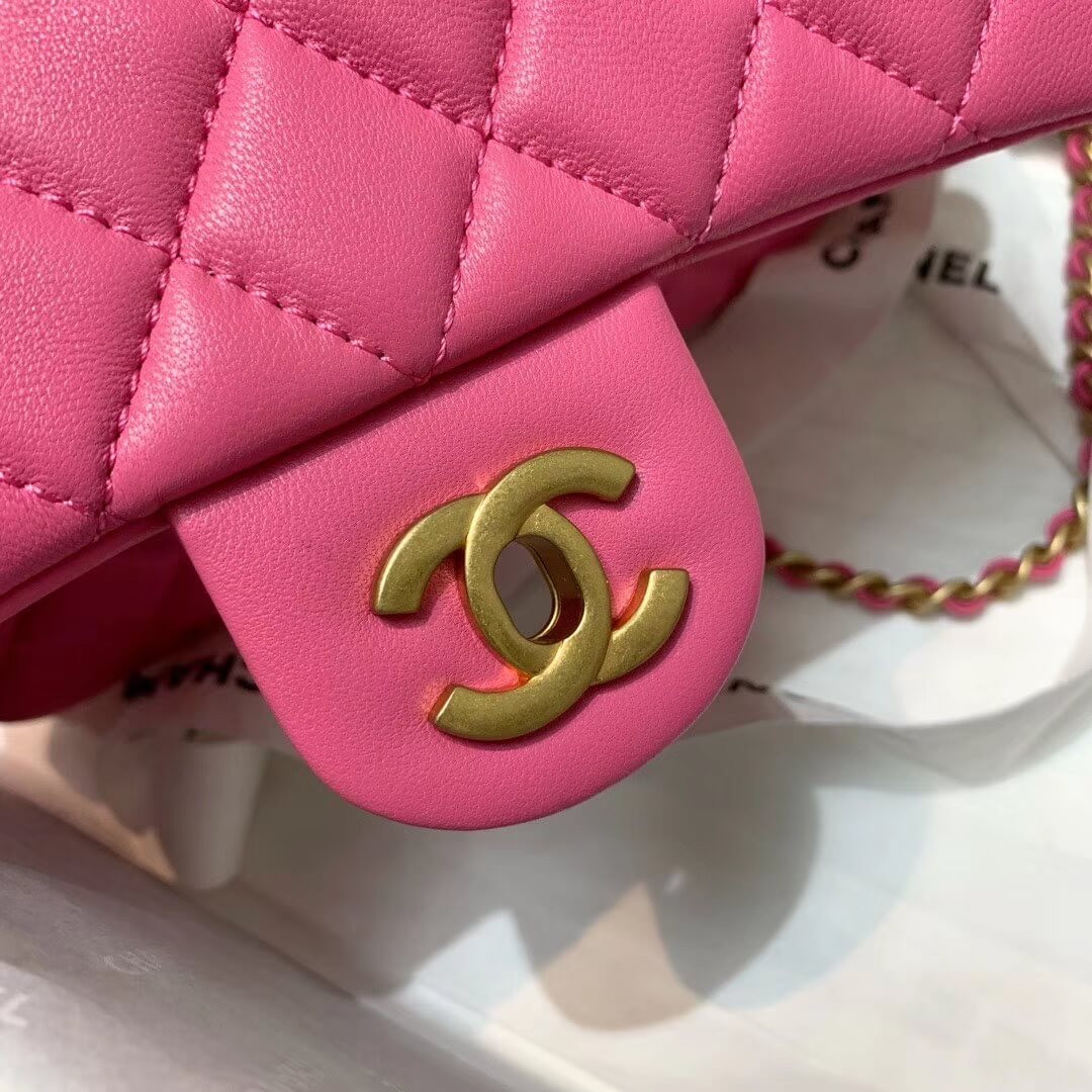 Chanel Lambskin  Flap Bag AS1787