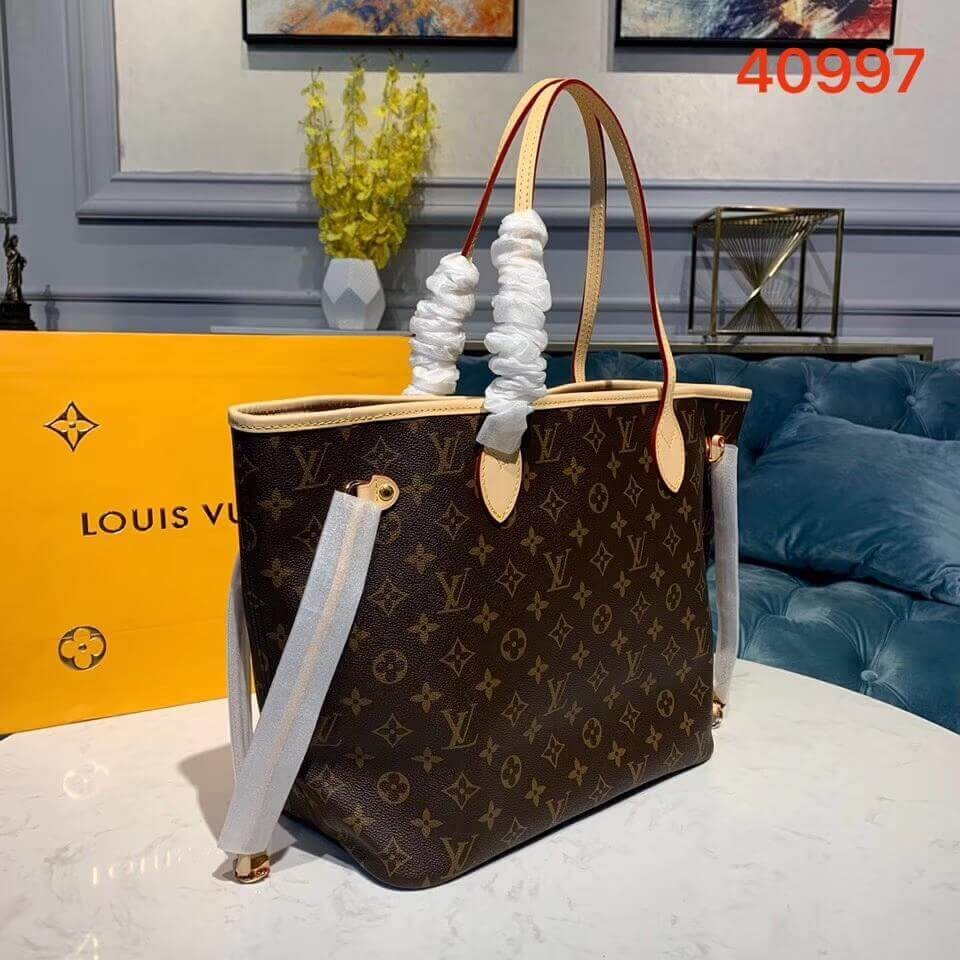 Louis Vuitton Monogram Canvas Neverfull MM M40997 Yellow