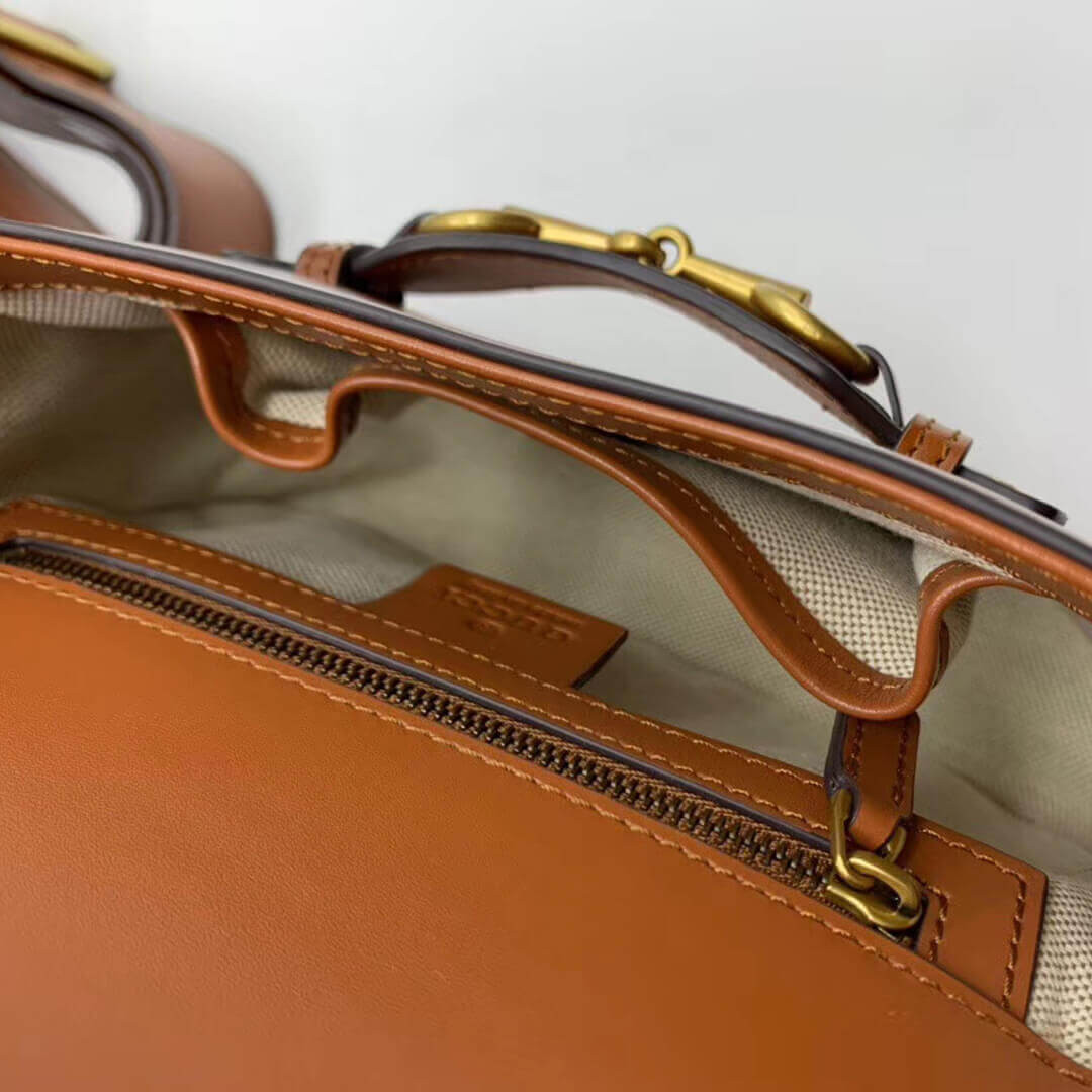 Gucci Lady Web Calfskin Leather Shoulder Bag 384821