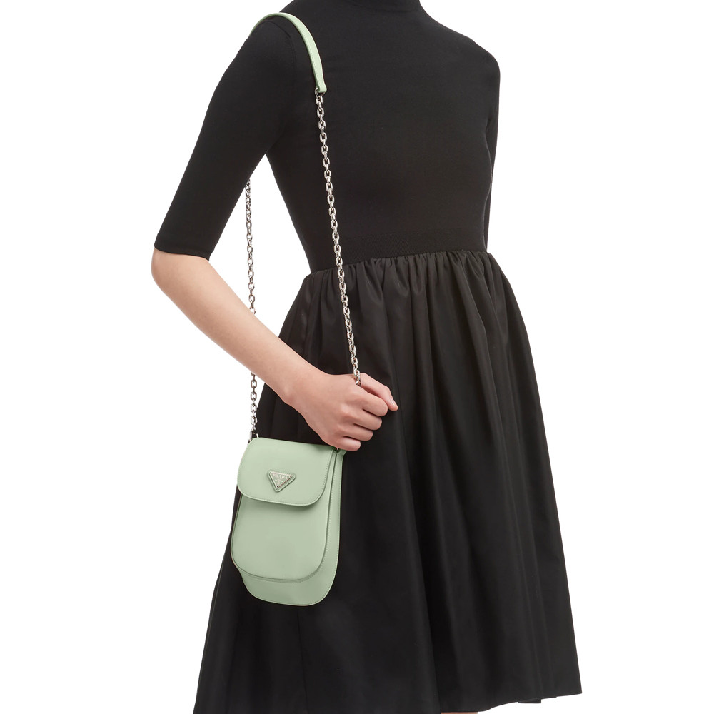 Prada Brushed Leather Mini-Bag 1BH185