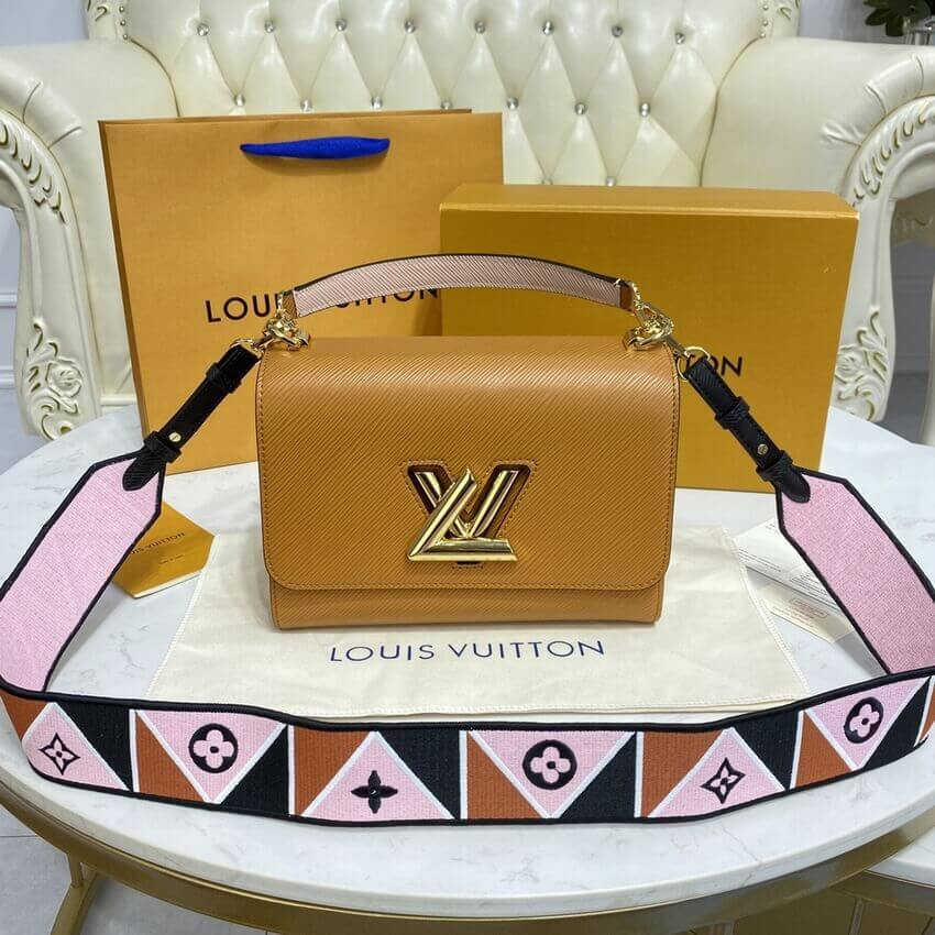 Louis Vuitton Epi Leather Twist MM M59026 Gold Cipango