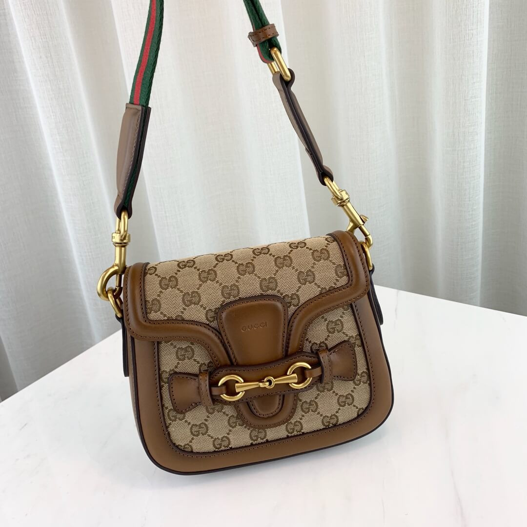 Gucci Lady Web Original GG Shoulder Bag 384821