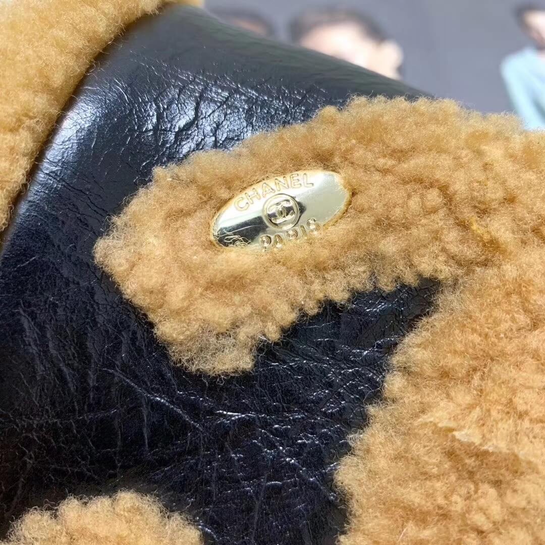 Chanel Sheepskin CC Flap Bag AS0321