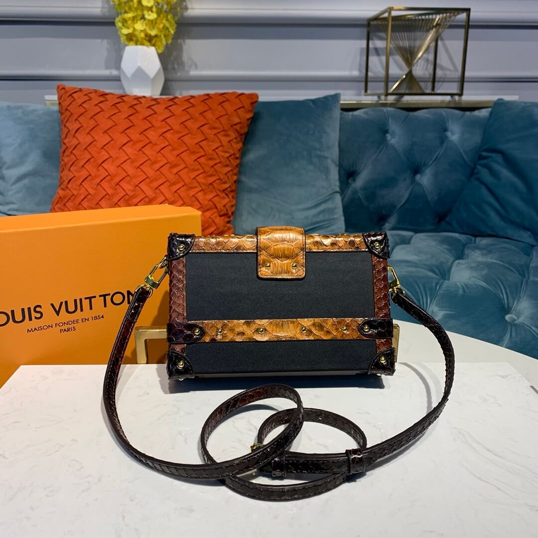 Louis Vuitton Python Leather Petite Malle N94723