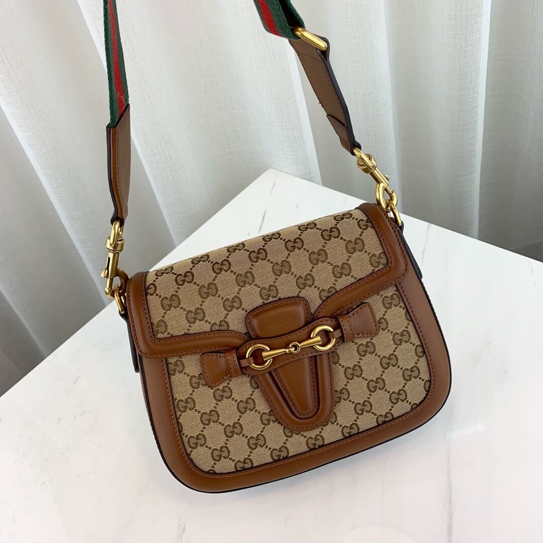 Gucci Lady Web Original GG Shoulder Bag 383848