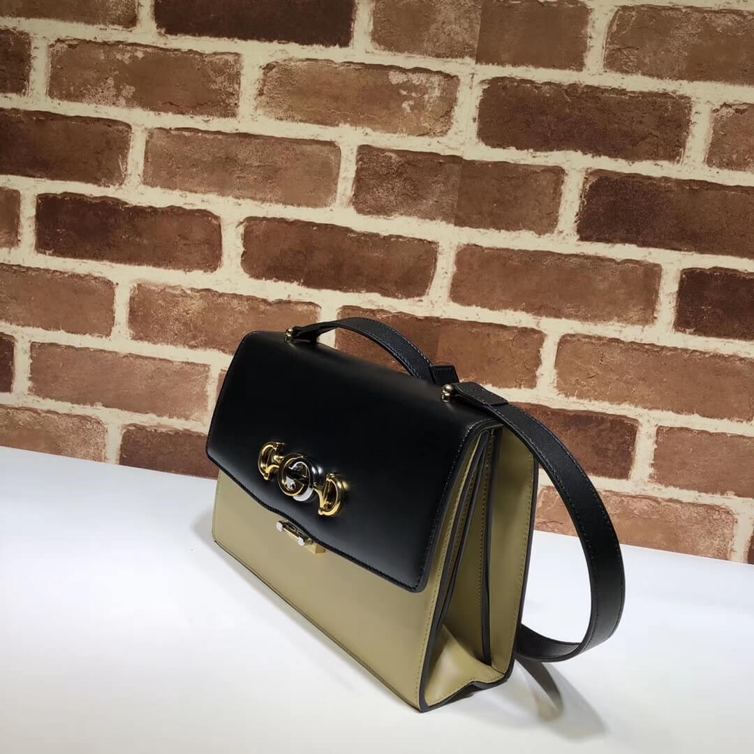 Gucci Zumi Smooth Leather Small Shoulder Bag 576388