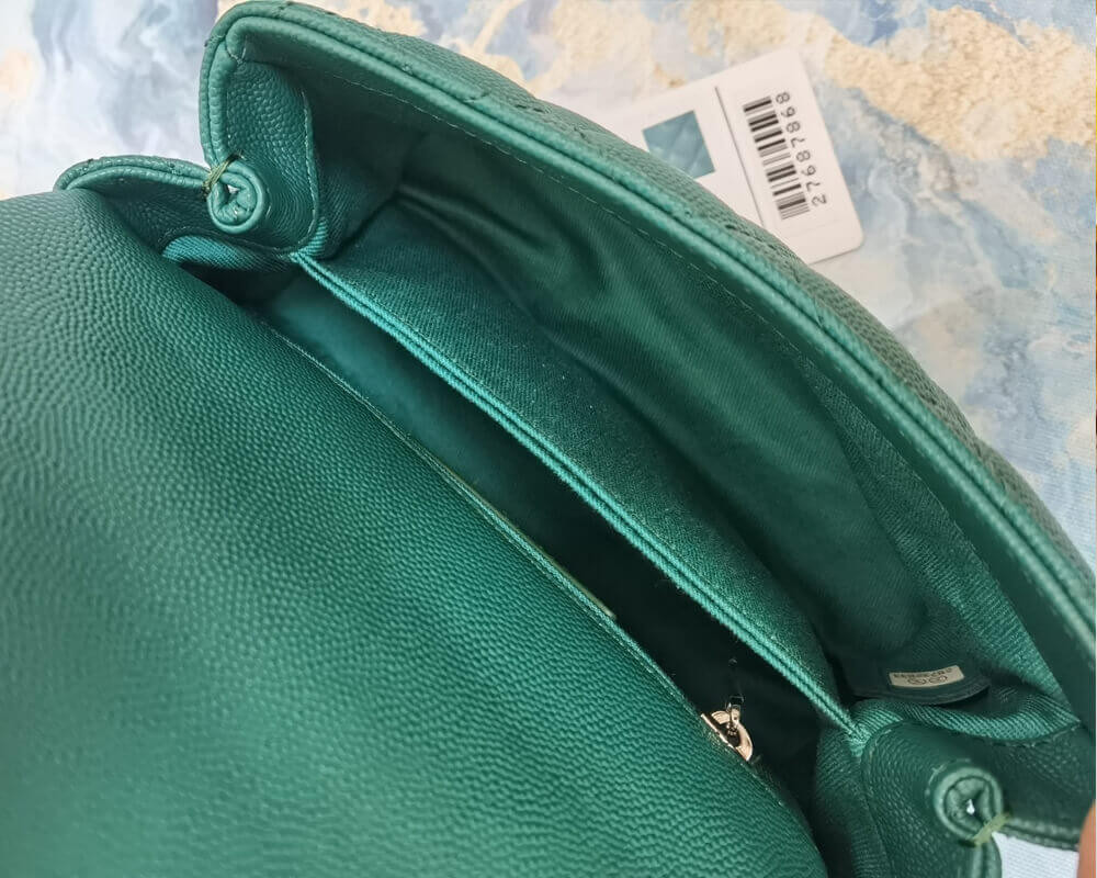 Chanel Mini Coco Handle Ultra Matte Bag in Grained Calfskin AS2215